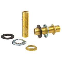 Faucet Replacement Parts & Accessories; Type: Mounting Kit; Material: Brass; Additional Information: Includes (2) 1/2″ NPS x 3-1/2″ Brass Nipples, (2) Locknuts, (2) Rosettes, (2) Rubber Gaskets; Type: Mounting Kit; Type: Mounting Kit; Minimum Order Quanti