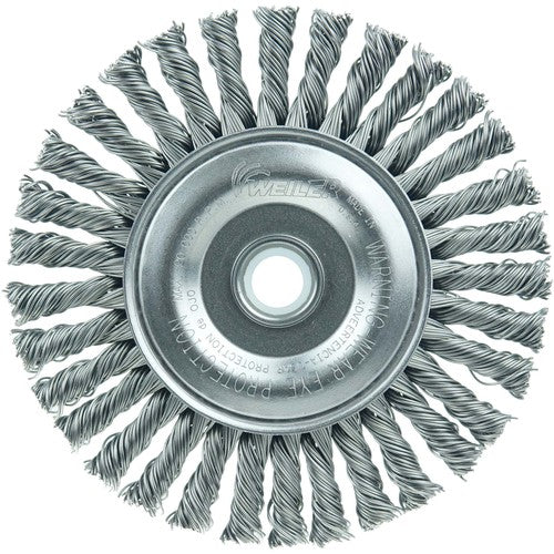 Mini Roughneck 4″ Stringer Bead Wheel, .020″ Steel Fill, 1/2″-3/8″ Arbor Hole - Industrial Tool & Supply