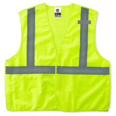 8215BA 4/5 XL Lime Breakaway Mesh Vest Type R Class 2 Economy - Industrial Tool & Supply