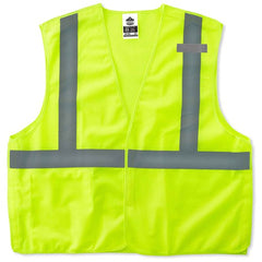 8215BA XS Lime Econ Breakaway Mesh Vest Type R Class 2 - Industrial Tool & Supply