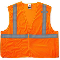 8215BA L/ XL Orange Breakaway Mesh Vest Type R Class 2 Economy - Industrial Tool & Supply