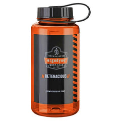 5151 1 Liter Orange Plastic Wide Mouth Water Bottle - Exact Industrial Supply
