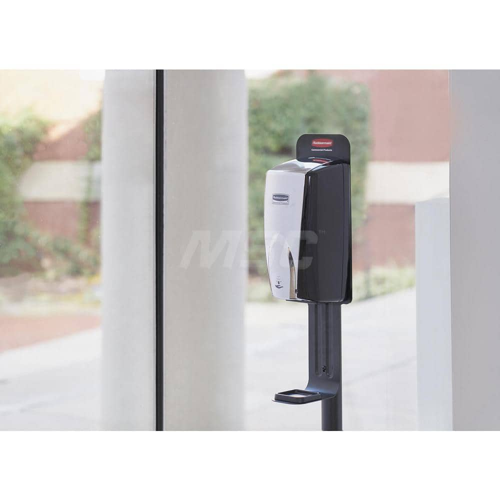 Soap, Lotion & Hand Sanitizer Dispensers; Activation Method: Automatic; Mount Type: Floor Stand; Dispenser Material: Steel; Form Dispensed: Foam; Color: Black; For Use With: Hand Sanitizer