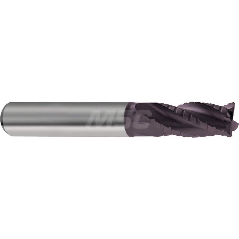 Guhring Roughing End Mill for Tough Materials 6.00mm Diameter 6.0mm Shank 13.00mm Length of Cut 57mm Overall