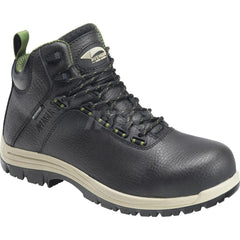 Work Boot: Size 8.5, 6″ High, Leather, Composite Toe Medium Width, Non-Slip Sole