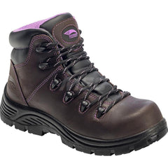 Work Boot: 6″ High, Leather, Composite Toe Medium Width, Non-Slip Sole