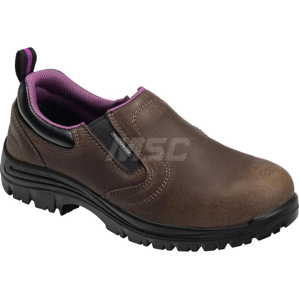 Work Boot: 3″ High, Leather, Composite Toe Wide Width, Non-Slip Sole