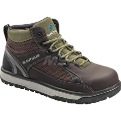 Work Boot: Size 9.5, 6″ High, Composite, Alloy Toe Medium Width, Non-Slip Sole