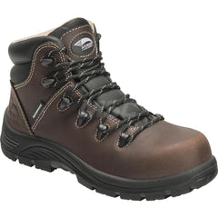 Work Boot: 6″ High, Leather, Composite Toe Wide Width, Non-Slip Sole