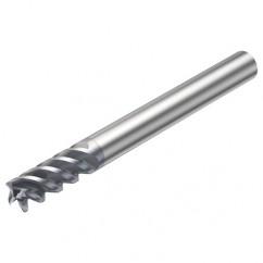 R216.33-04050-AK11H 1620 4mm 3 FL Solid Carbide End Mill - Corner Radius w/Cylindrical Shank - Industrial Tool & Supply