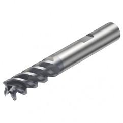 R216.34-08050-BC19P 1620 8mm 4 FL Solid Carbide End Mill - Corner Radius w/Weldon Shank - Industrial Tool & Supply