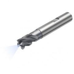 R215.34C08040-DS09K 1640 8mm 4 FL Solid Carbide End Mill - Corner Radius w/Cylindrical - Neck Shank - Industrial Tool & Supply