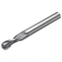 R216.42-05030-AK06G 1620 5mm 2 FL Solid Carbide Ball Nose End Mill w/Cylindrical Shank - Industrial Tool & Supply
