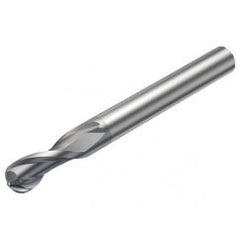 R216.42-03030-AK04G 1620 3mm 2 FL Solid Carbide Ball Nose End Mill w/Cylindrical Shank - Industrial Tool & Supply