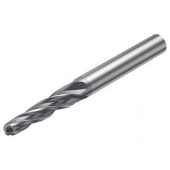 R216.54-16040RAL45G 1620 16mm 4 FL Solid Carbide Conical Ball Nose End Mill w/Cylindrical Shank - Industrial Tool & Supply