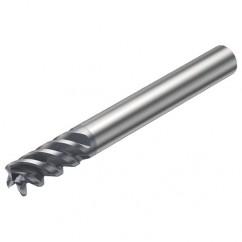 RA216.24-1650AAK08H 1620 6.35mm 4 FL Solid Carbide End Mill - Corner Radius w/Cylindrical Shank - Industrial Tool & Supply