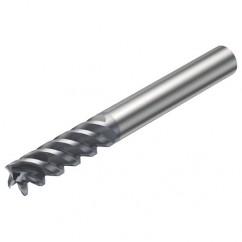 RA216.24-1650AAK12P 1620 6.35mm 4 FL Solid Carbide End Mill - Corner Radius w/Cylindrical Shank - Industrial Tool & Supply