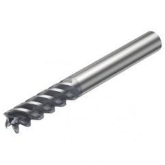 RA216.24-2450AAK12P 1630 9.525mm 4 FL Solid Carbide End Mill - Corner Radius w/Cylindrical Shank - Industrial Tool & Supply