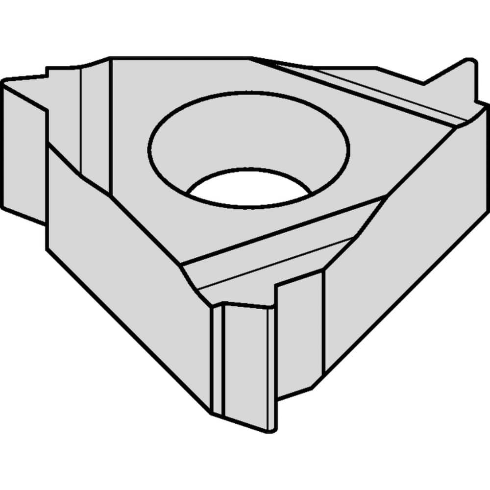 Laydown Threading Inserts; Insert Size Code: 8; Manufacturer Grade: KC5025; Thread Type: Partial Profile 60 ™; Pitch (mm): 1.00; Insert Hand: Right Hand; Thickness (mm): 2.00; Included Angle: 60; Series: LT Threading; Inscribed Circle (mm): 5.00; Inscribe