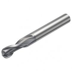 1B231-0318-XA 1620 3.18mm 2 FL Ballnose w/Cylindrical Shank - Industrial Tool & Supply