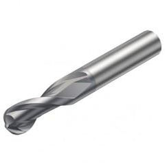 1B232-0476-XA 1620 4.76mm 2 FL Ballnose w/Cylindrical Shank - Industrial Tool & Supply