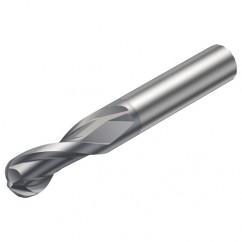 1B232-1270-XA 1620 12.7mm 2 FL Ballnose w/Cylindrical Shank - Industrial Tool & Supply