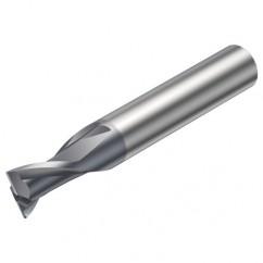 1P220-0350-XA 1630 3.5mm FL Straight Center Cut w/Cylindrical Shank - Industrial Tool & Supply
