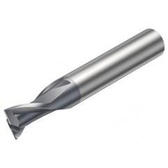 1P220-0350-XA 1630 3.5mm FL Straight Center Cut w/Cylindrical Shank - Industrial Tool & Supply
