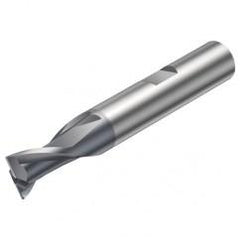 1P220-0250-XB 1630 2.5mm FL Straight Center Cut w/Weldon Shank - Industrial Tool & Supply