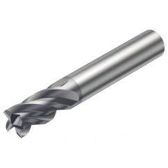 R216.T4-12030CAS16N 1620 12mm 4 FL Solid Carbide Turn-Milling End Mill w/Cylindrical Shank - Industrial Tool & Supply