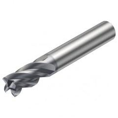 1P222-0800-XA 1630 8mm FL Straight Center Cut w/Cylindrical Shank - Industrial Tool & Supply