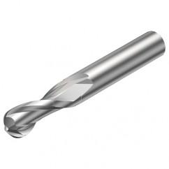 2B330-1200-NC H10F 12mm FL Ballnose w/Cylindrical with Neck Shank - Industrial Tool & Supply