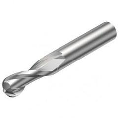 2B330-0800-NC H10F 8mm FL Ballnose w/Cylindrical with Neck Shank - Industrial Tool & Supply