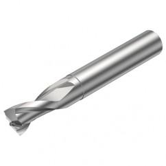 2P121-1400-NC H10F 14mm FL Straight Center Cut w/Cylindrical with Neck Shank - Industrial Tool & Supply