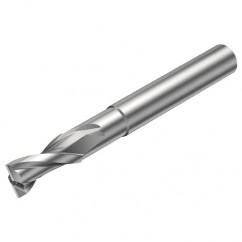 2P122-1600-NC H10F 16mm FL Straight Center Cut w/Cylindrical with Neck Shank - Industrial Tool & Supply