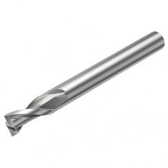 2P123-1200-NG H10F 12mm 2 FL Straight Center Cut w/Reduced Cylindrical .3mm/.012 smaller than Cutting Diameter Shank - Industrial Tool & Supply