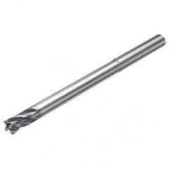 2P210-0800-NC N20C 8mm 4 FL Straight Center Cut w/Cylindrical with Neck Shank - Industrial Tool & Supply