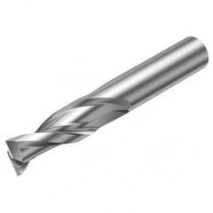 2P232-0300-NA H10F 3mm FL Straight Center Cut w/Cylindrical Shank - Industrial Tool & Supply