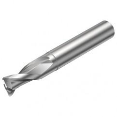 2S220-1600-200-NC H10F 16mm FL Straight Corner Radius Center Cut w/Cylindrical with Neck Shank - Industrial Tool & Supply