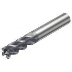 2S340-1600-200-MA 1640 16mm 4 FL Straight Corner Radius Center Cut w/Cylindrical Shank - Industrial Tool & Supply