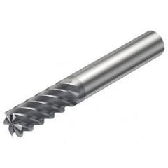 R215.35-05050-AC13L 1620 5mm 5 FL Solid Carbide End Mill - Corner Radius w/Cylindrical Shank - Industrial Tool & Supply