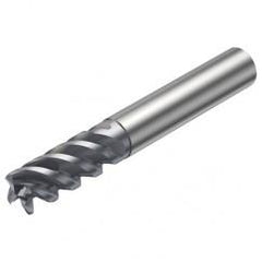 R216.24-16050ECC32P 1620 16mm 4 FL Solid Carbide End Mill - Corner Radius w/Cylindrical - Neck Shank - Industrial Tool & Supply