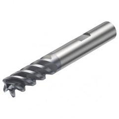 R216.24-10050EBC22P 1630 10mm 4 FL Solid Carbide End Mill - Corner Radius w/Weldon Shank - Industrial Tool & Supply