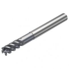 R216.25-25050ICK54P 1620 25mm 5 FL Solid Carbide End Mill - Corner Radius w/Cylindrical - Neck Shank - Industrial Tool & Supply