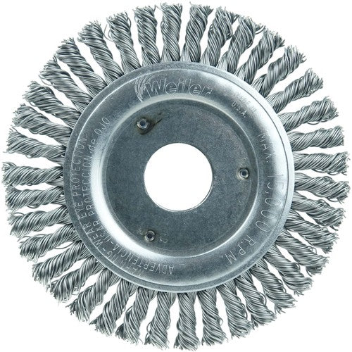 4 1/2″ × 7/8″-0.020″ Wire Size - Roughneck Stringer Bead Weld Cleaning Brush - Industrial Tool & Supply