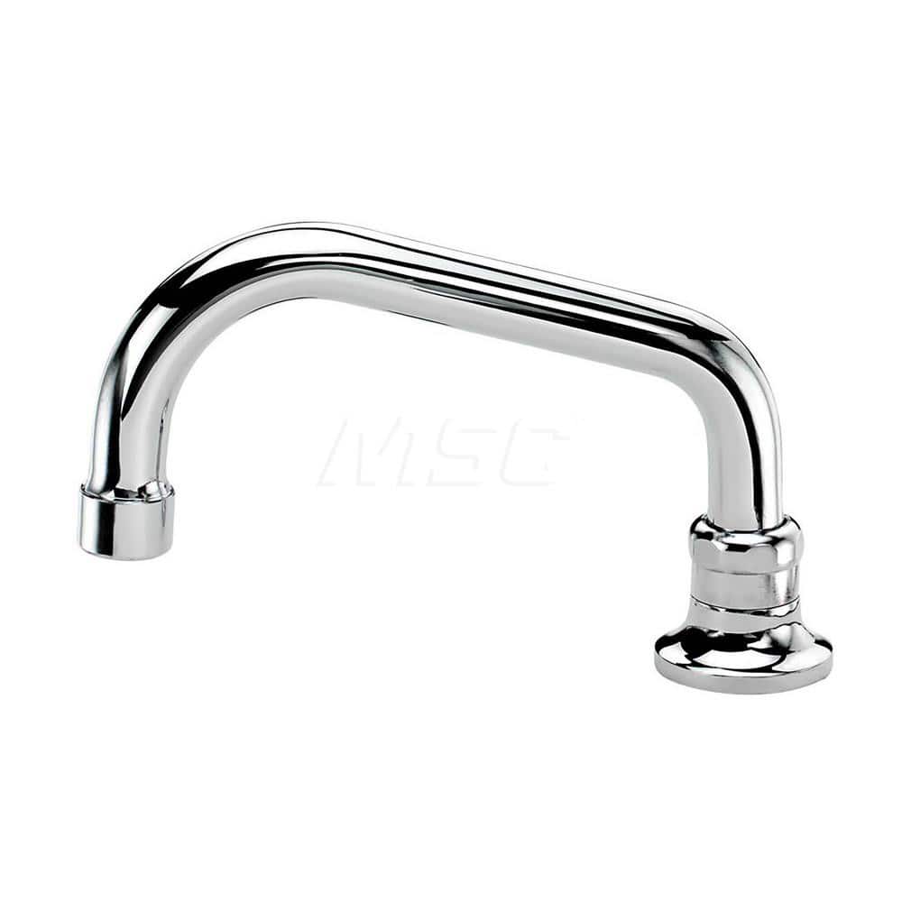 Industrial & Laundry Faucets; Type: Deck Mount Faucet; Style: Base Mounted; Design: Base Mounted; Handle Type: No Handle; Spout Type: Swing Spout/Nozzle; Mounting Centers: Single Hole; Spout Size: 6; Finish/Coating: Chrome Plated Brass; Type: Deck Mount F