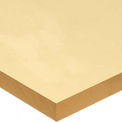 USA Sealing - 6" x 6" x 1/2" Amber Polyurethane Sheet - Industrial Tool & Supply