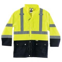 8365BK L LIM/BLK FRONT RAIN JACKET - Industrial Tool & Supply