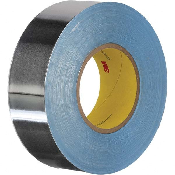 3M - 60 Yd x 10" x 5.5 mil Silver Aluminum Foil Tape - Industrial Tool & Supply