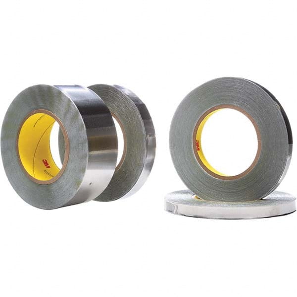 3M - 36 Yd x 12" x 6.8 mil Dark Silver Lead Foil Tape - Industrial Tool & Supply